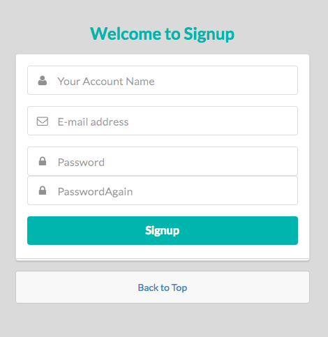 Signup